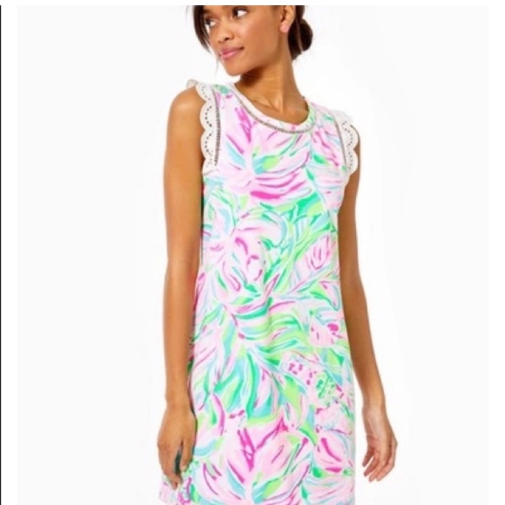 Lilly Pulitzer Agee Dress NWT - Multi Croc My World